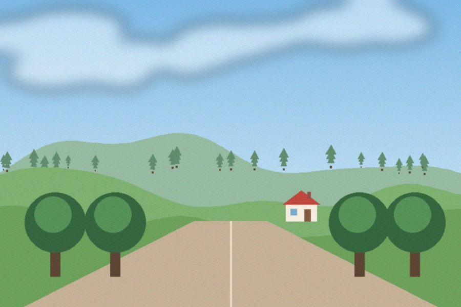 Круглогодичная дорога к загородному посёлку
